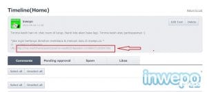 Cara Melihat Link URL Timeline LINE@ Official 3