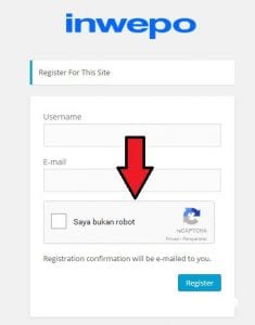 cara pasang recaptcha di wordpress 4