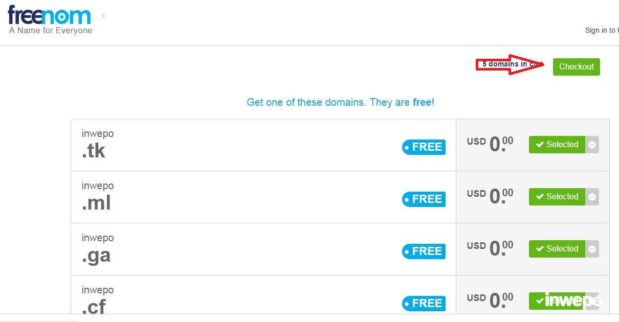 Cara Mendapatkan Domain Gratis ,ML, .GA, .TK, .CF, .GQ 3