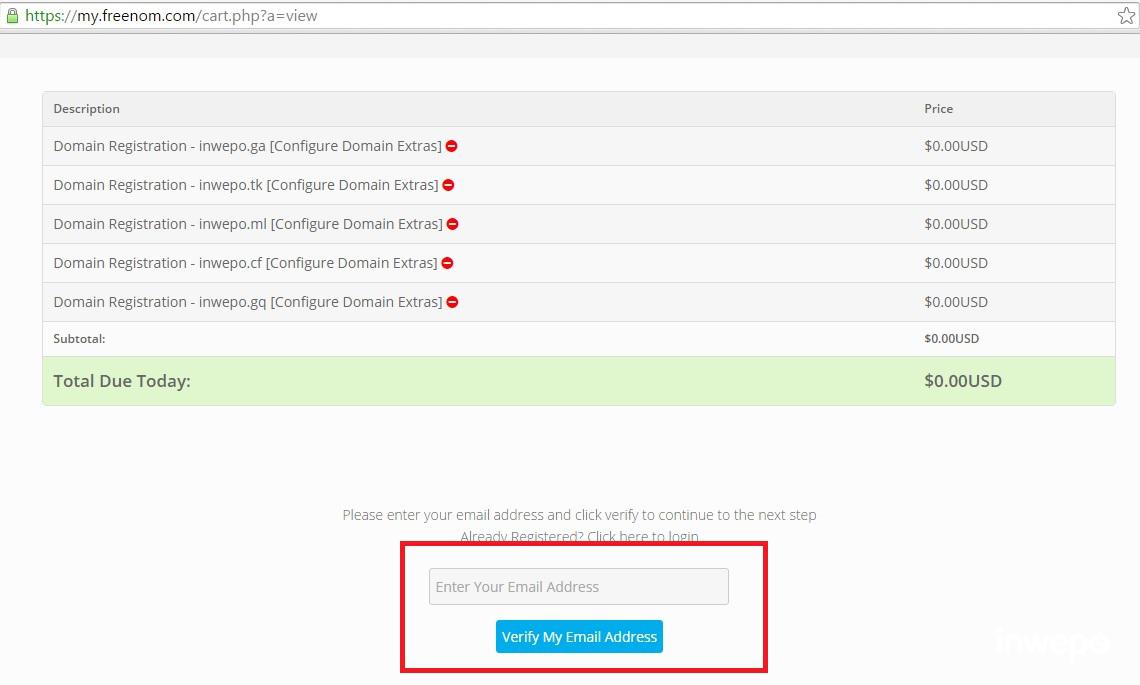 Cara Mendapatkan Domain Gratis ,ML, .GA, .TK, .CF, .GQ 5
