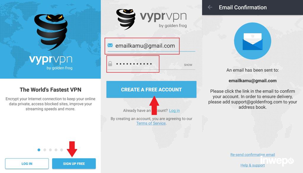 cara daftar vyprvpn