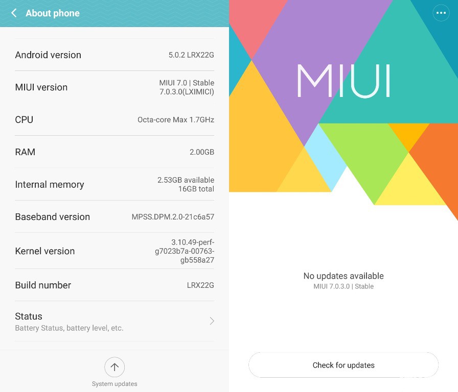 Cara Update Xiaomi Mi 4i ke MIUI 7 Stable Melalui OTA 7