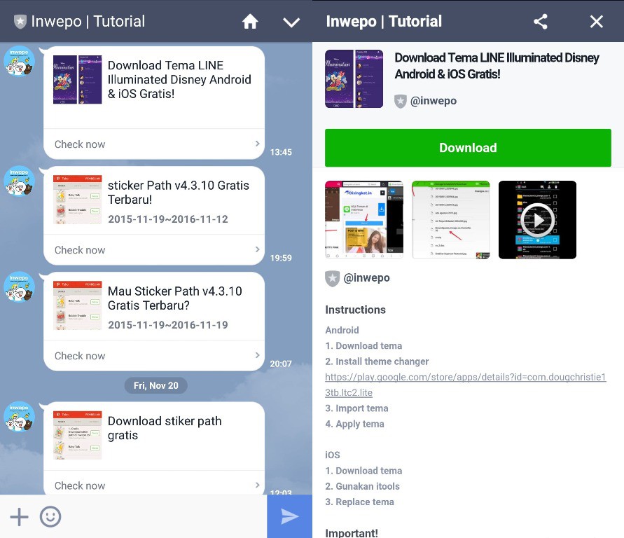 cara membuat kupon & promosi di line@