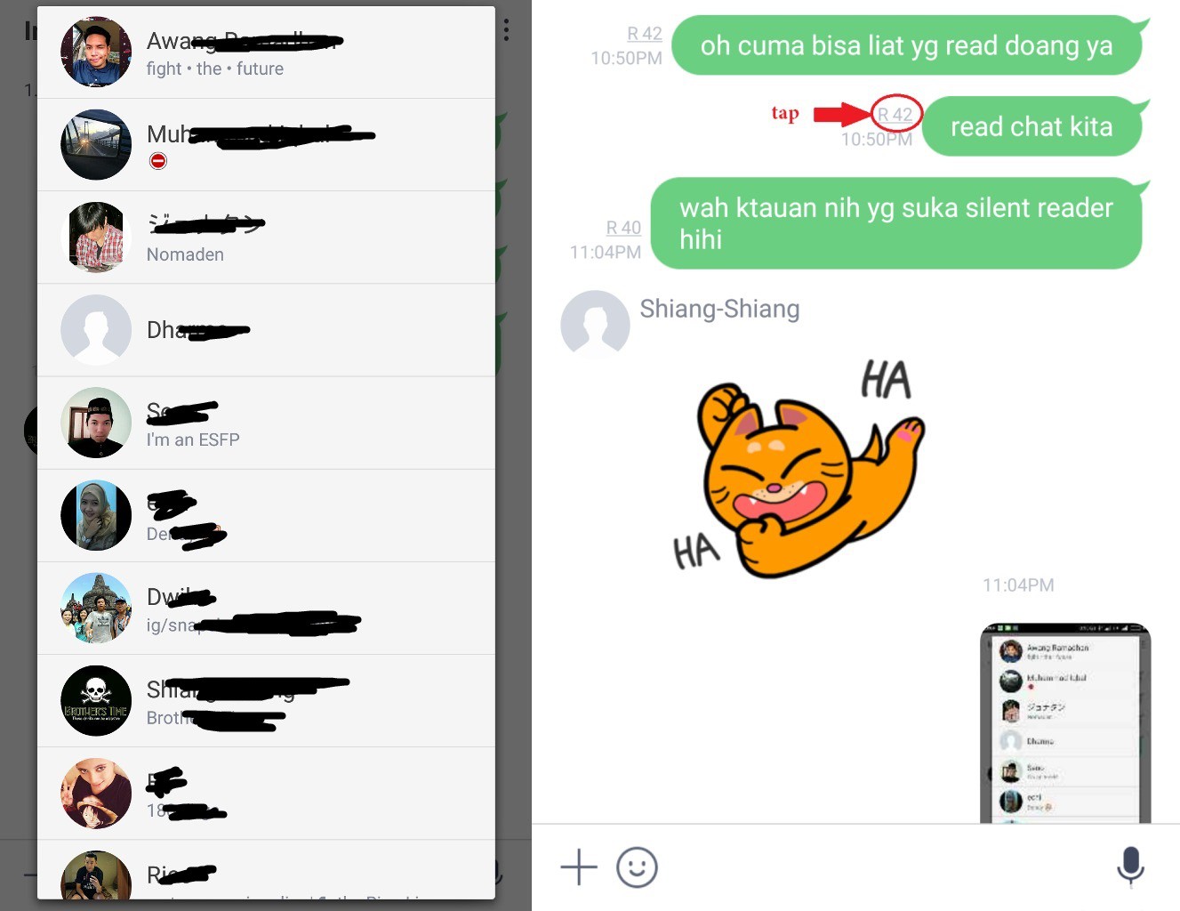 Cara Melihat Siapa yang Read Chat Kita di Grup LINE