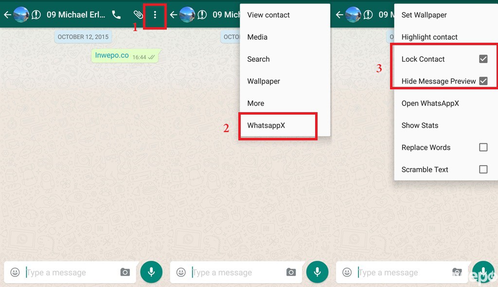 Cara Mengunci dan Menyembunyikan Pesan di Whatsapp 1