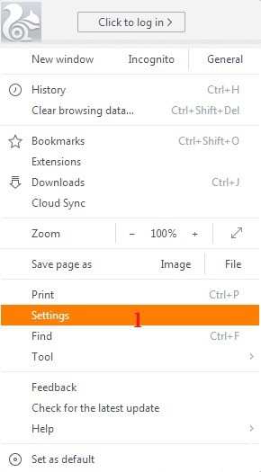 Cara Menonaktifkan AdBlock di UC Browser desktop