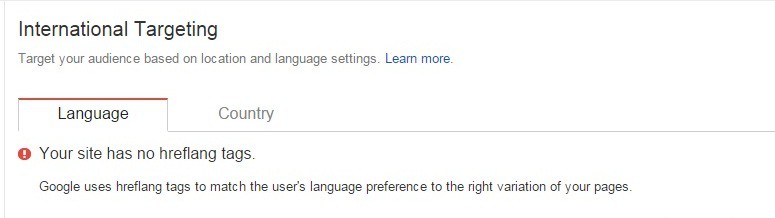 no hreflang tags di wordpress