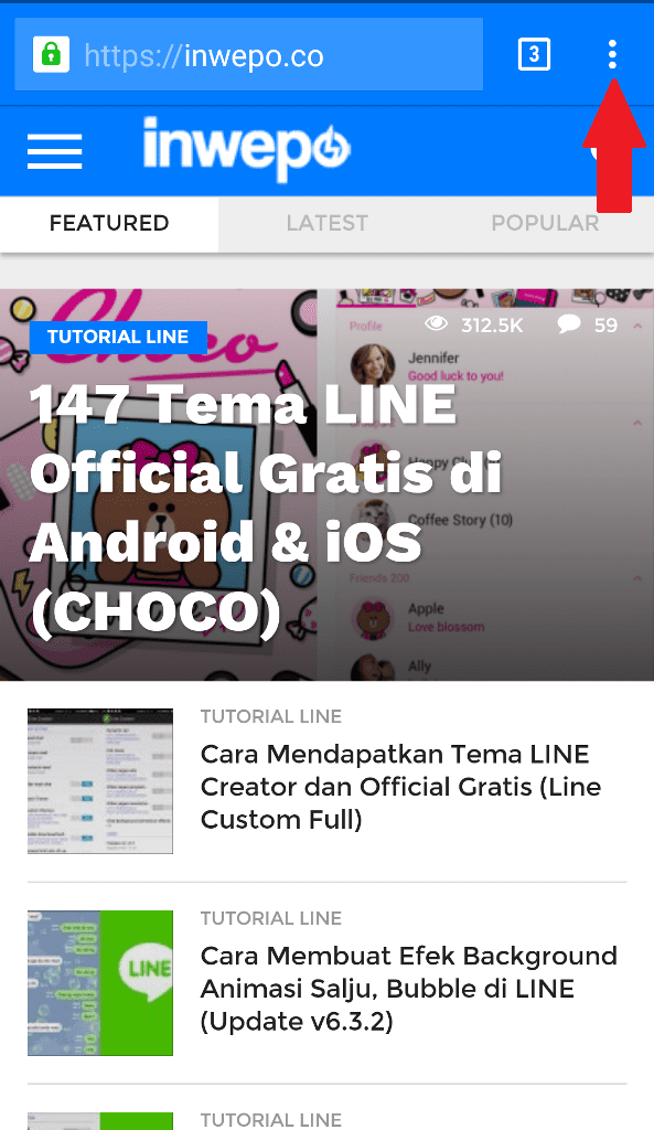 Cara Menambahkan Shortcut Launcher Website ke Layar Smartphone 1