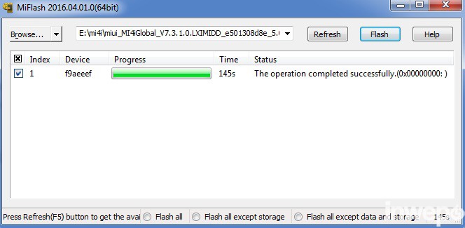 Cara Mudah Flashing Xiaomi Mi4i 4