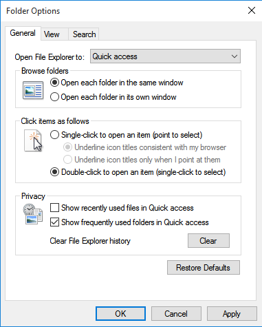Cara Menghilangkan Recent Files di Windows 10-2