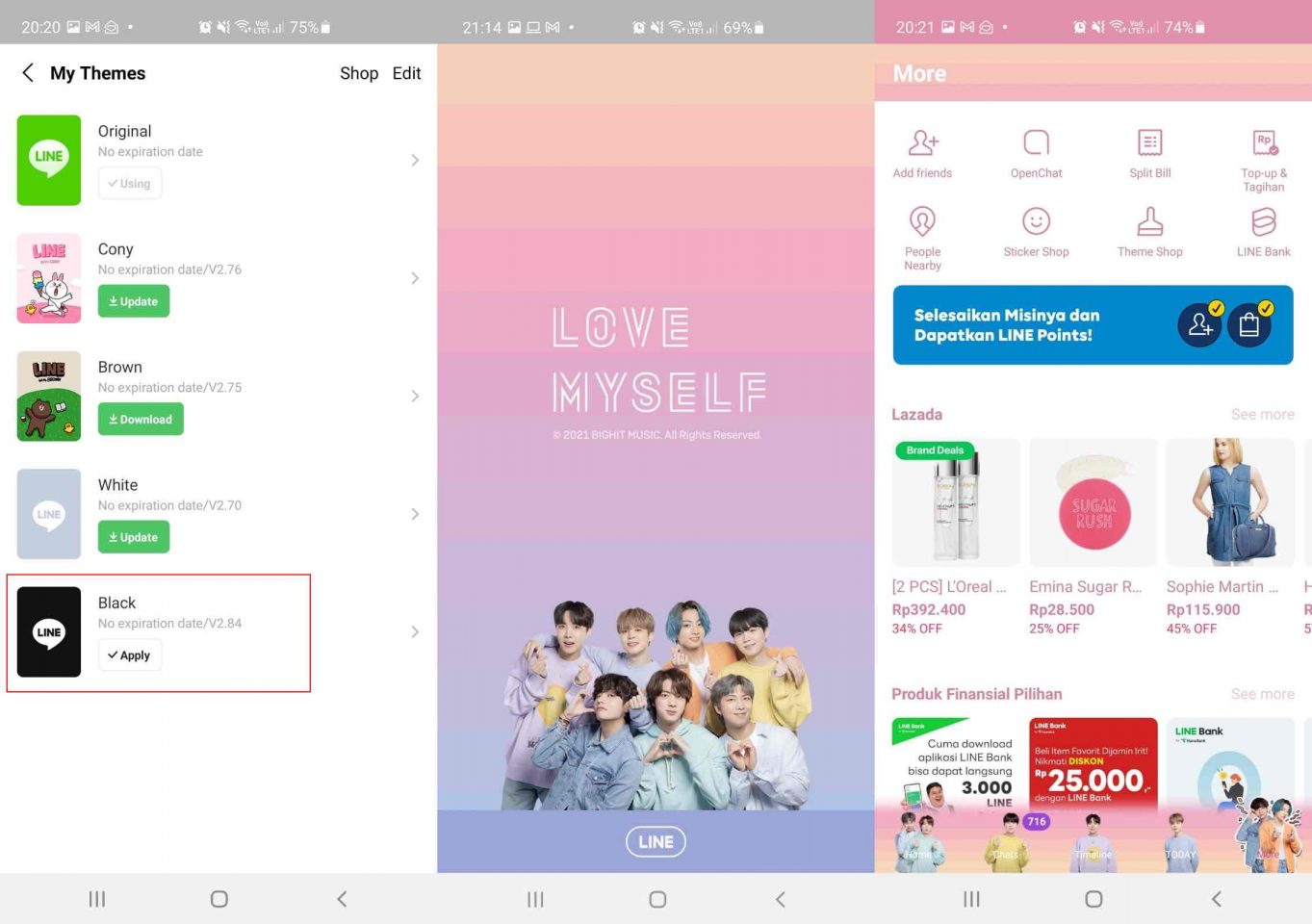 Cara Ganti Tema LINE tanpa aplikasi theme changer 4