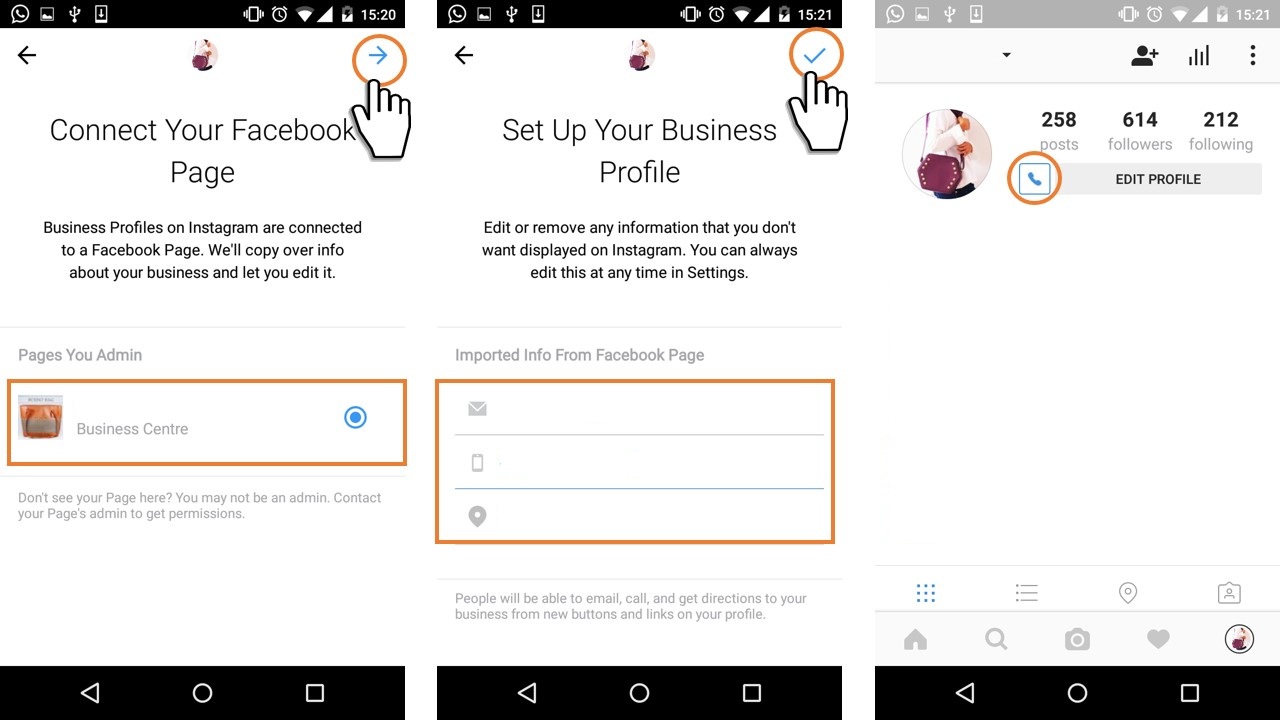 Cara Menampilkan Tombol Kontak di Akun Bisnis Instagram 3