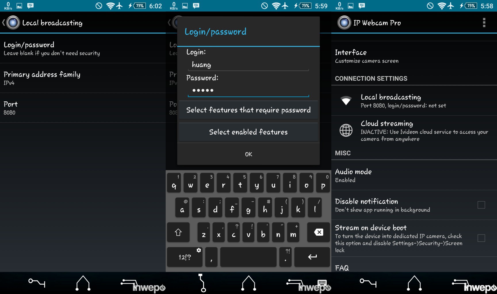Cara Mengubah Android Menjadi CCTV Online 4-6