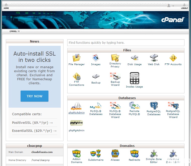 halaman utama hosting online