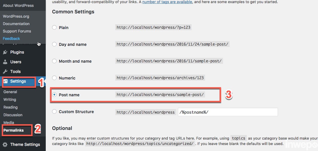 cara merubah permalink wordpress