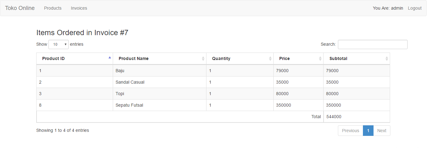 melihat detail pembayaran