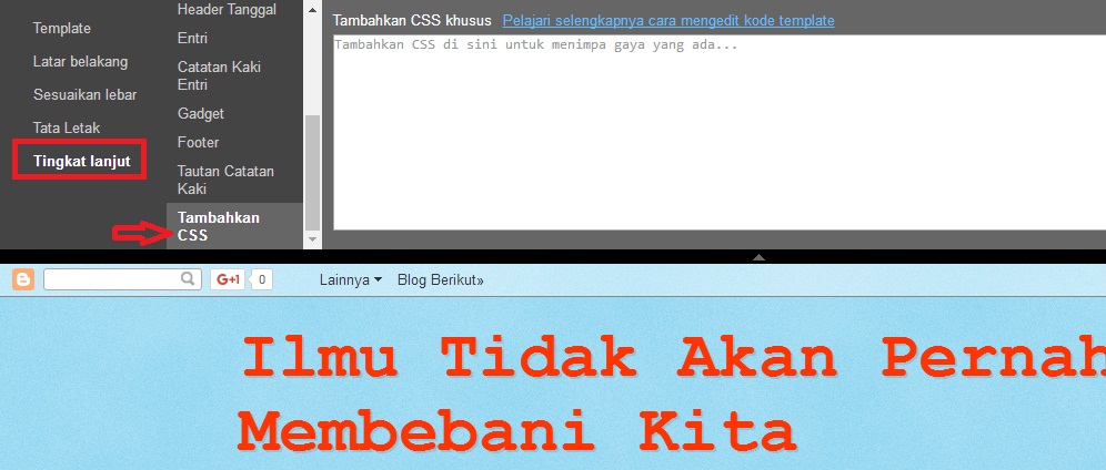 Cara Menghapus Tulisan Powered By Blogger Di Blog 3
