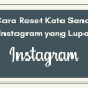 Cara Reset Password Instagram