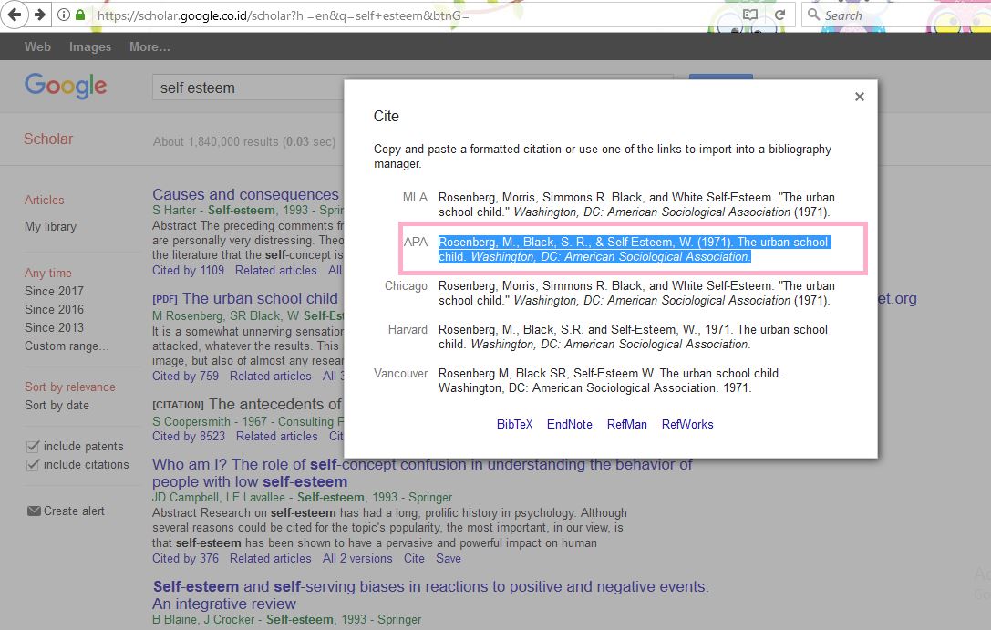 Cara Cepat Membuat Daftar Pustaka dengan Bantuan Google Scholar