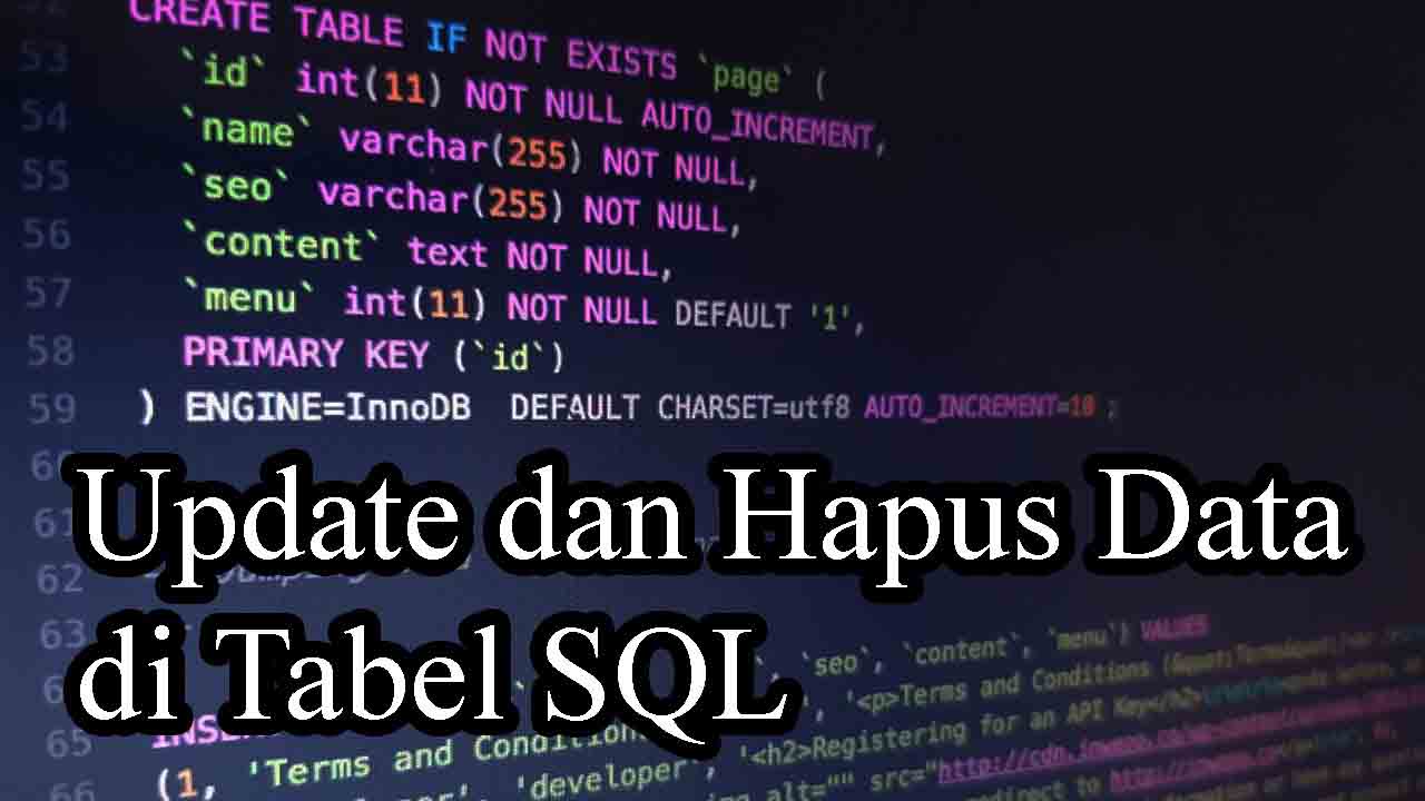 Hapus Sql Cara Mengupdate dan Menghapus Data Tabel SQL di DB2 - Inwepo