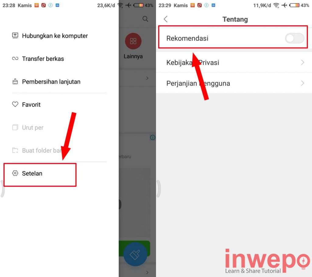 Cara Menghilangkan Rekomendasi Aplikasi dan Iklan di Xiaomi