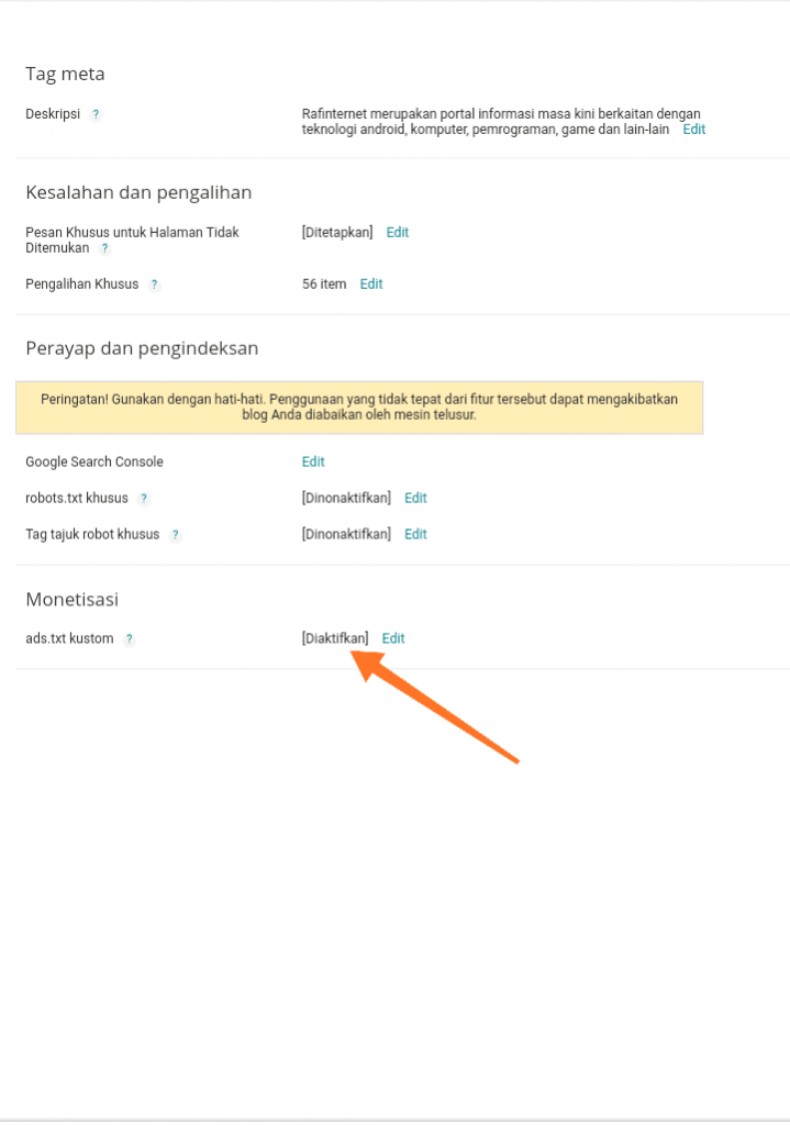 Cara mengisi file txt di blogger