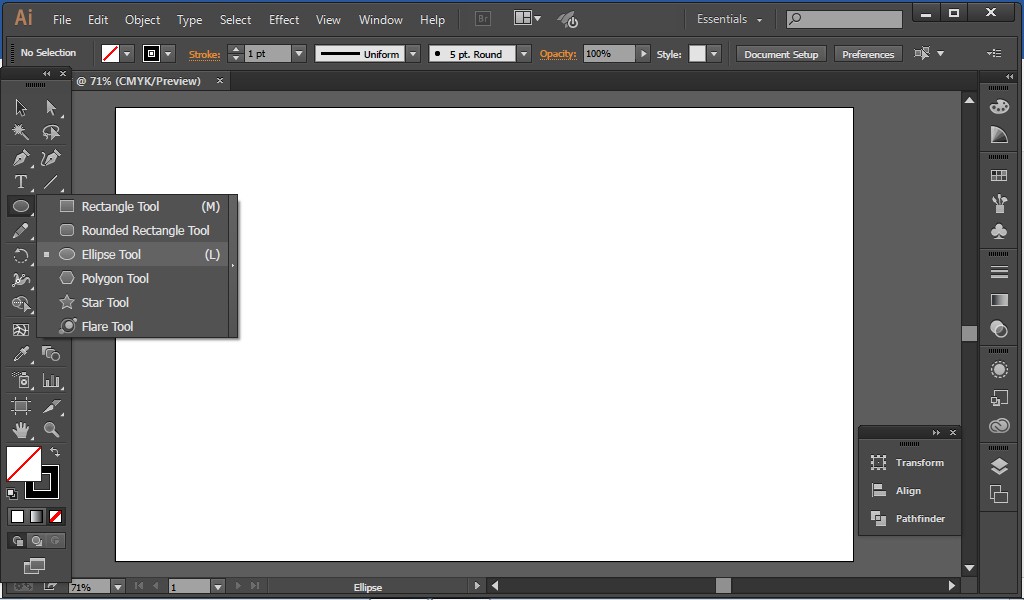 Cara Membuat Background Sunburst Dengan Efek Melengkung di Illustrator