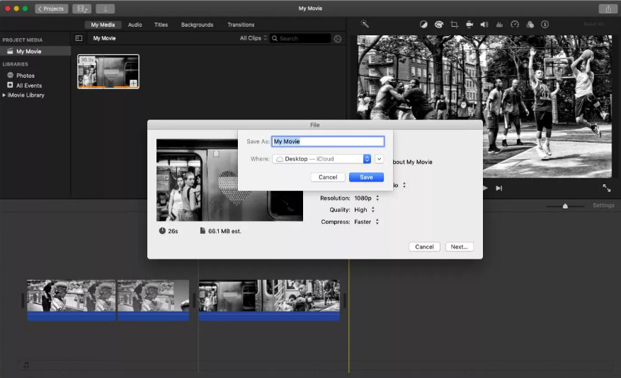 Cara Mengekspor File iMovie di Mac OS