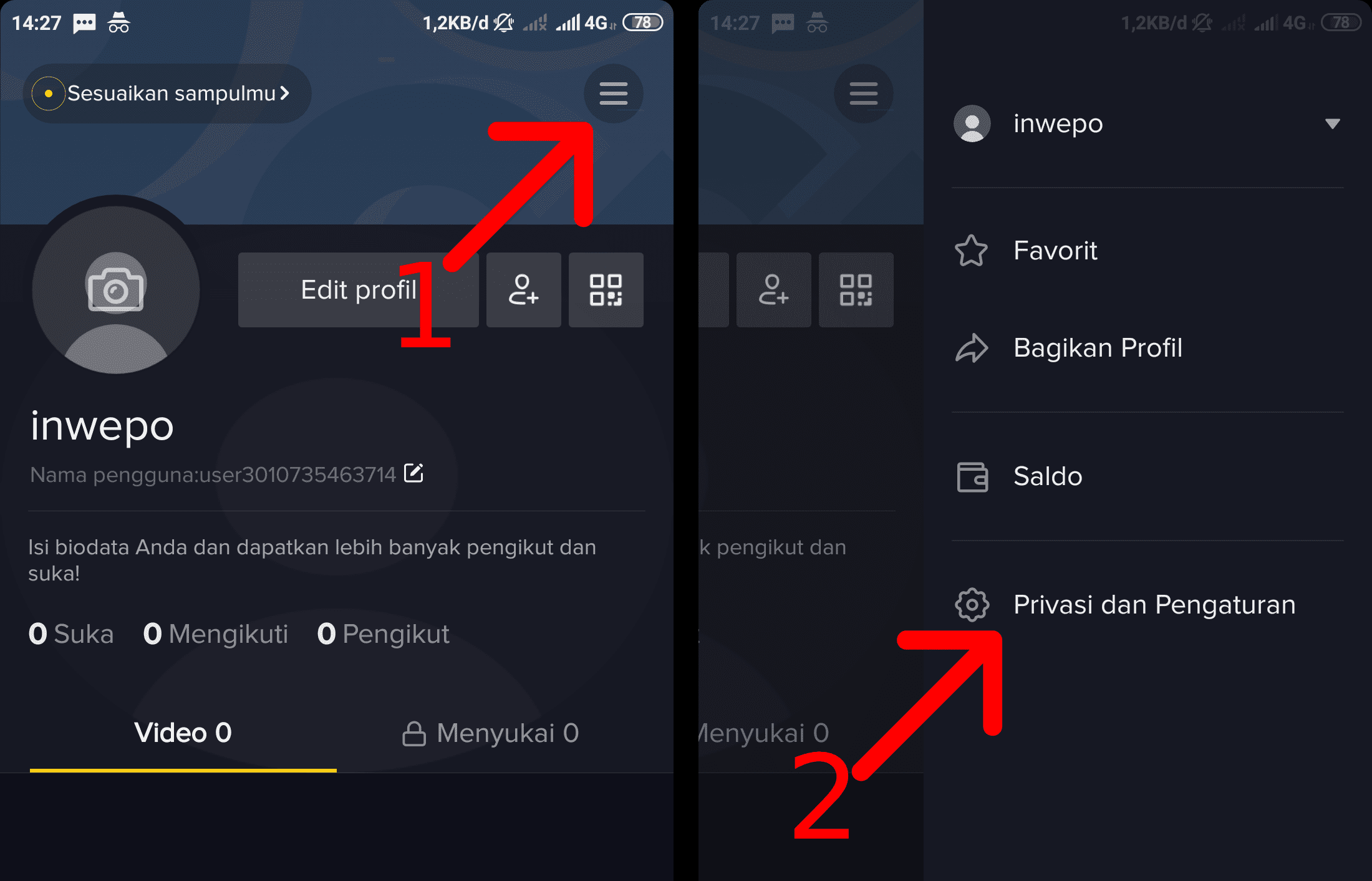 Cara menghapus akun TikTok permanen