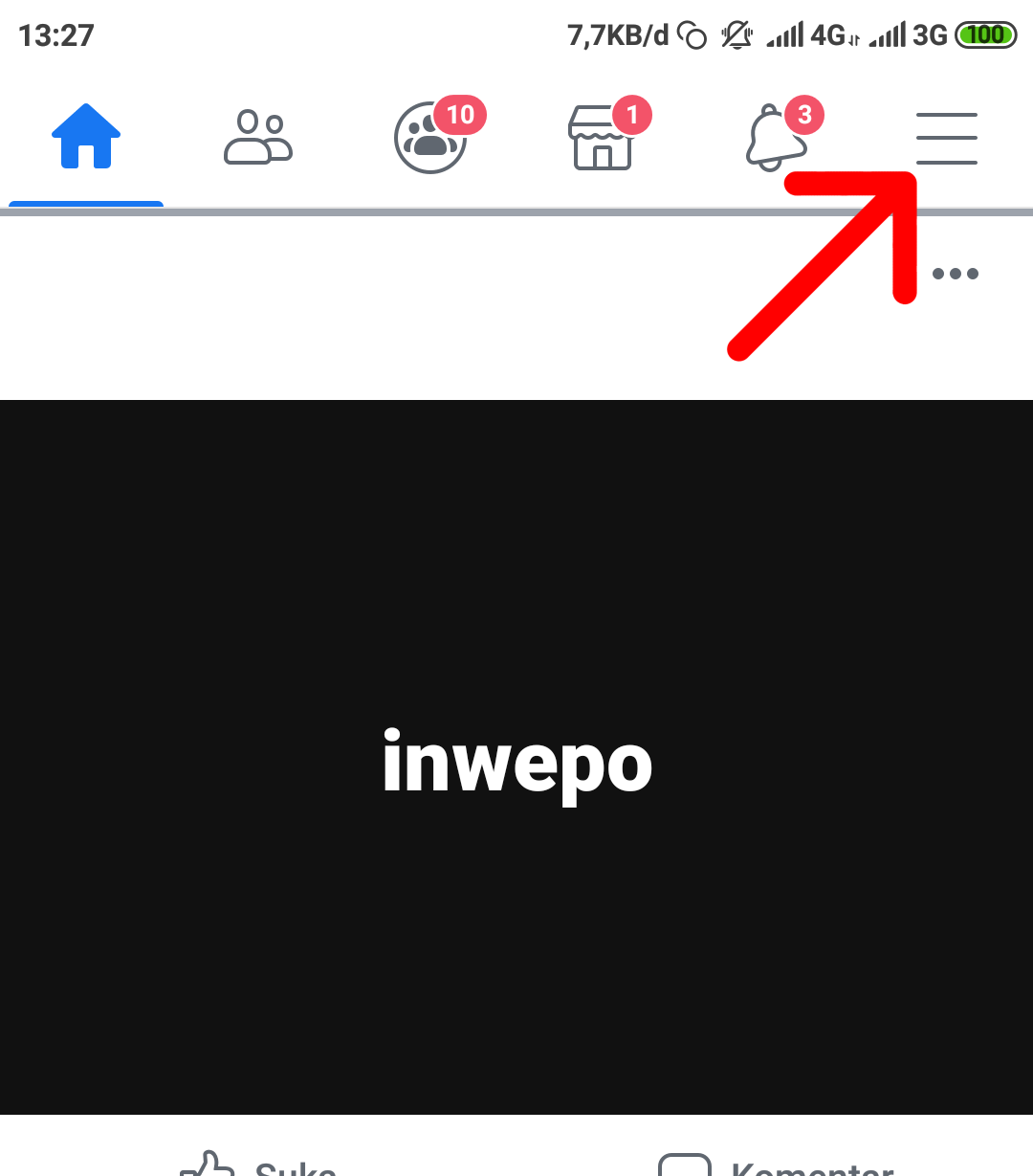 Cara menonaktifkan notifikasi live facebook