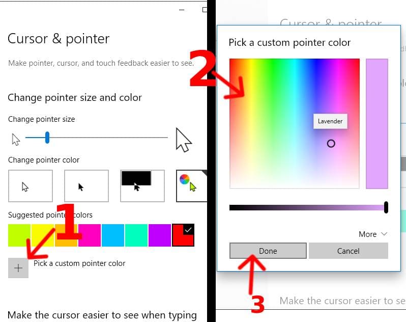 Cara Mengganti Warna dan size Pointer Mouse di Windows 10
