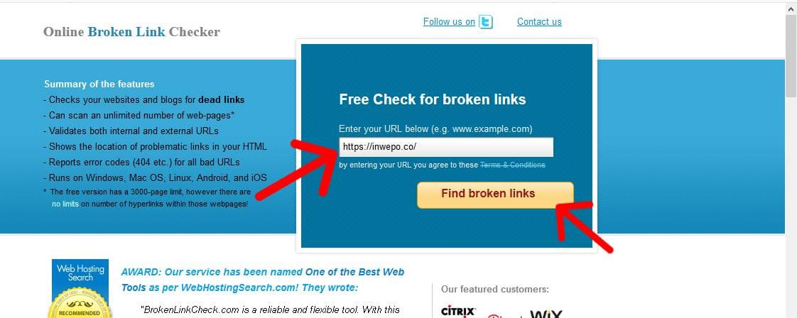Cara cek broken link di website