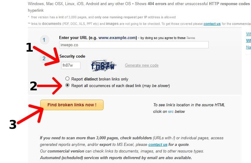 Cara cek broken link di website