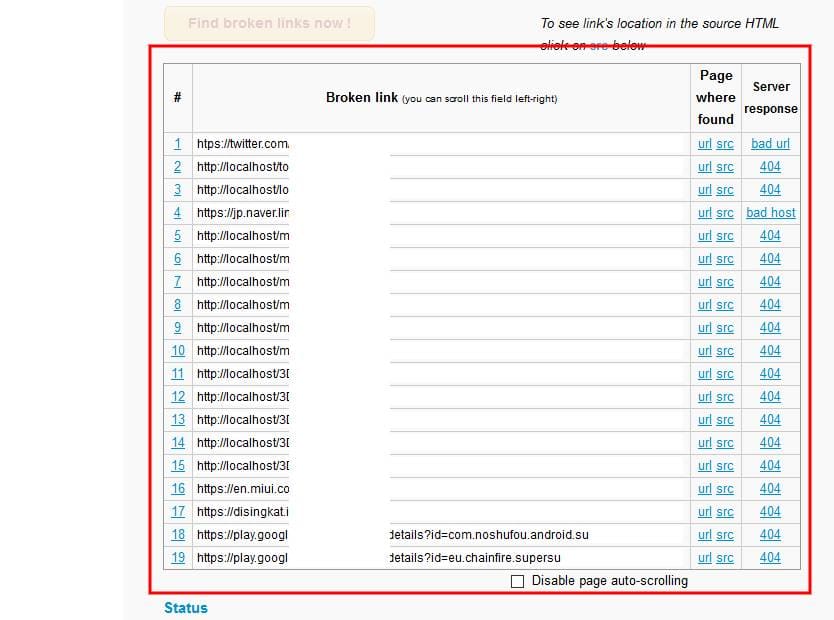 Cara cek broken link di website