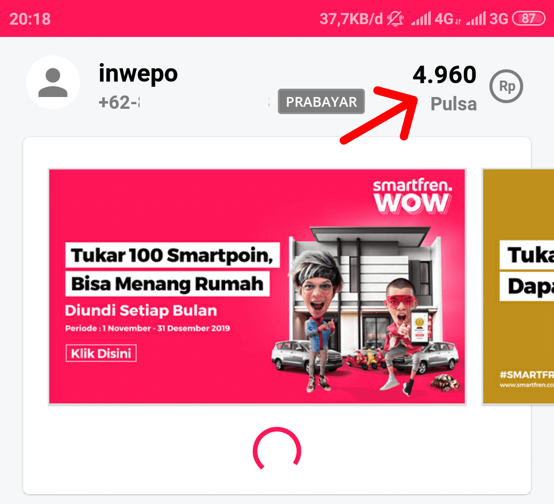 cara cek pulsa smartfren