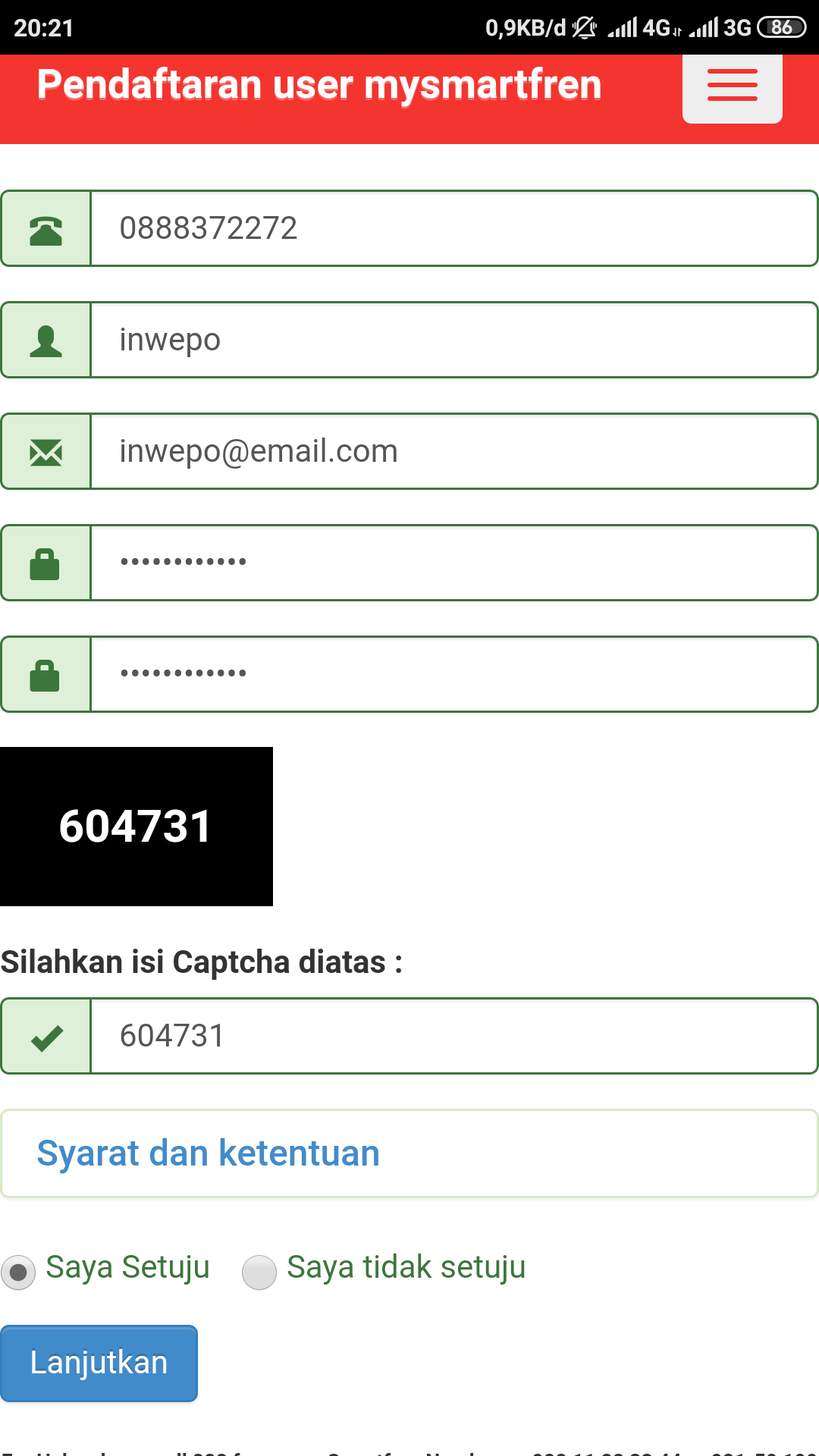 cara cek pulsa smartfren