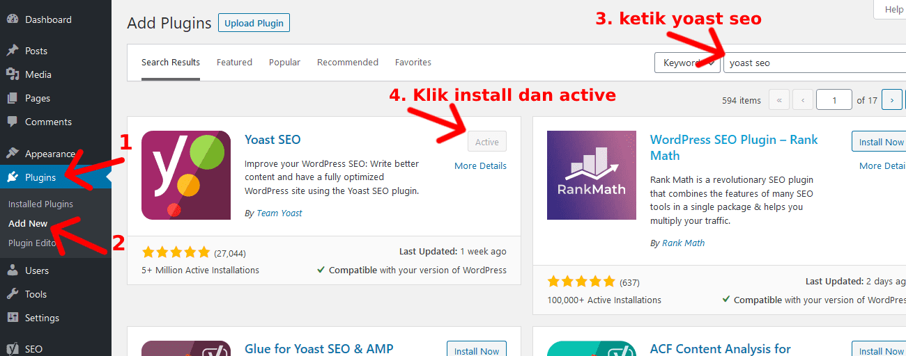 cara membuat breadcrumb di wordpress dengan yoast seo
