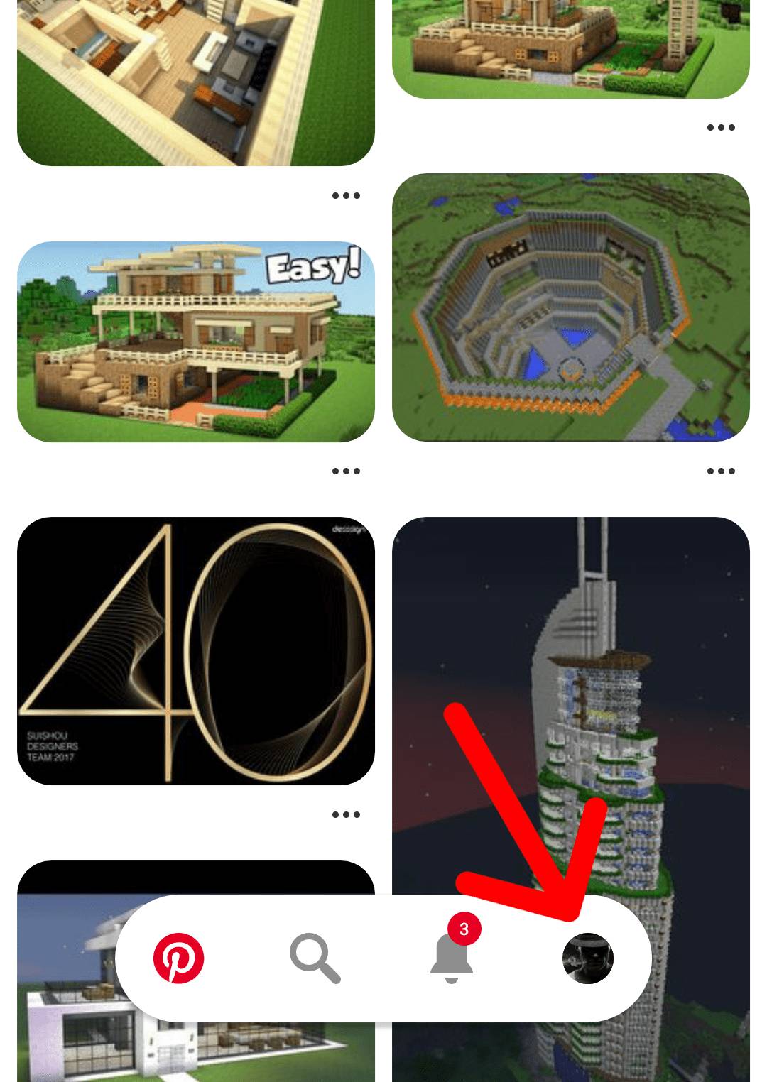 Cara mengaktifkan dark mode Pinterest di android