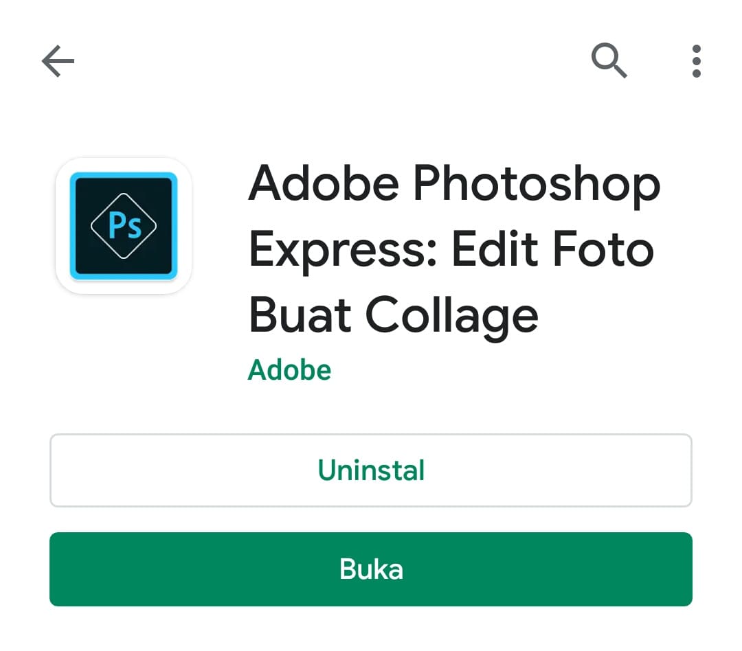 Cara edit foto efek hujan di Photoshop express android