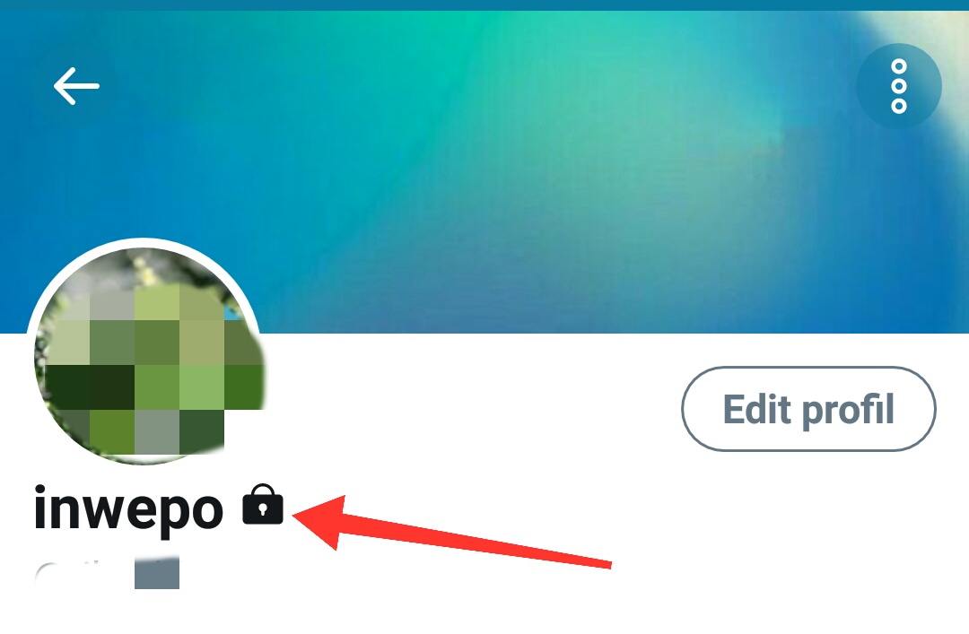 Cara membuat akun twitter private/terkunci di android