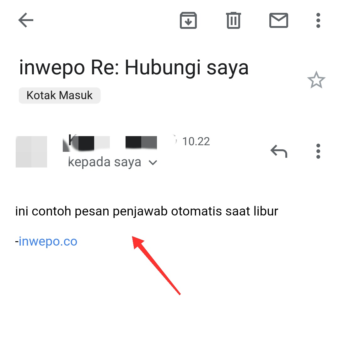 Cara balas pesan otomatis gmail dengan vacation responder di android