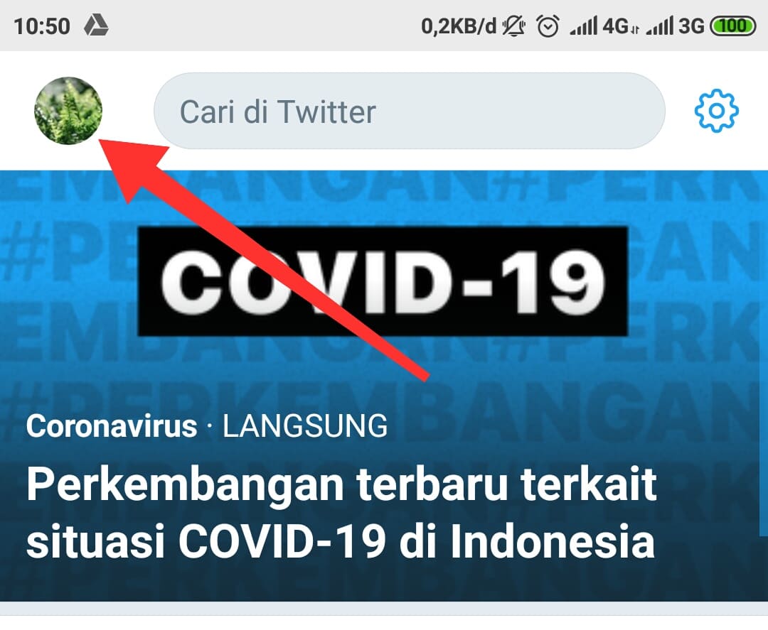 Cara mengatur atau menonaktifkan Notifikasi aplikasi twitter di android