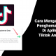 Cara mengaktifkan Penghemat data di aplikasi tiktok android