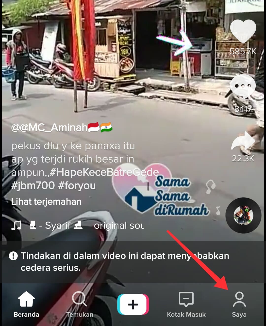 Cara mengaktifkan Penghemat data di aplikasi tiktok android
