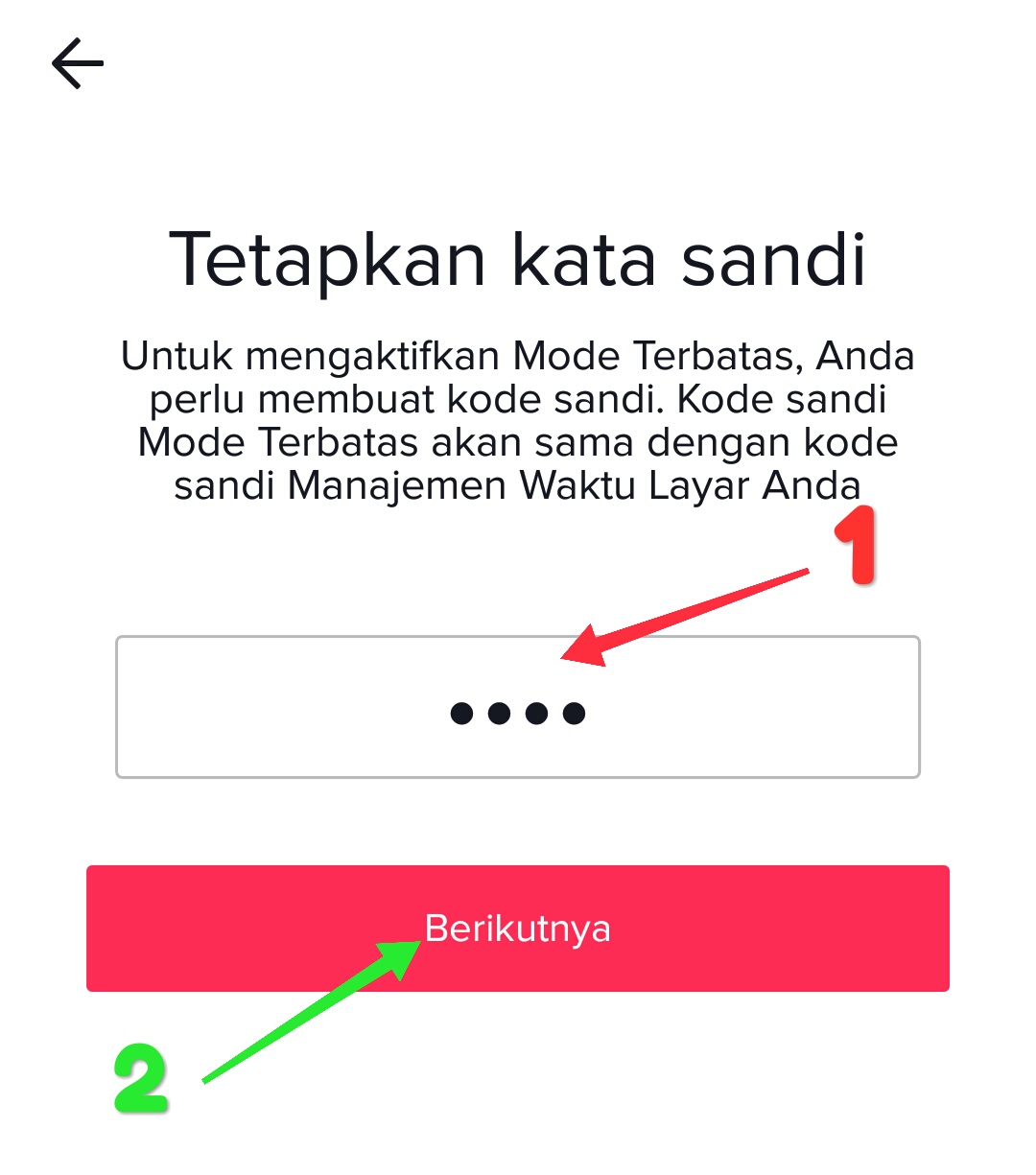 Cara mengaktifkan Mode Terbatas di aplikasi Tiktok