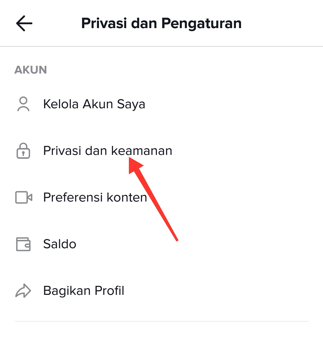 Cara membuat akun tiktok privat atau terkunci