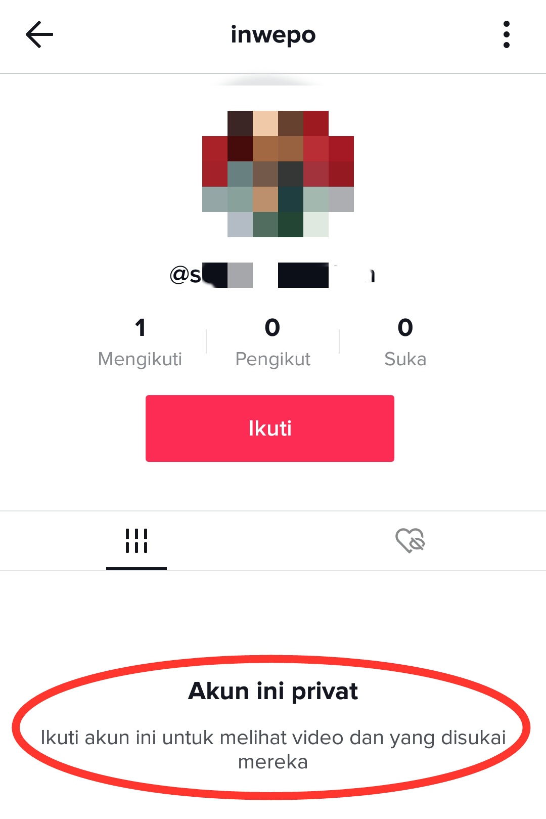 Cara membuat akun tiktok privat atau terkunci