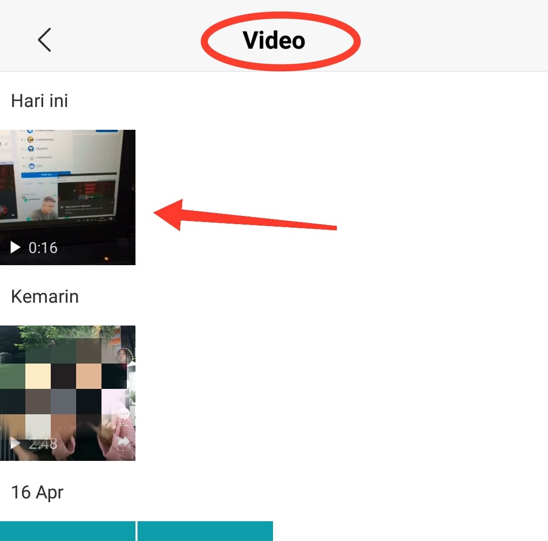 Cara download video orang lain di TikTok