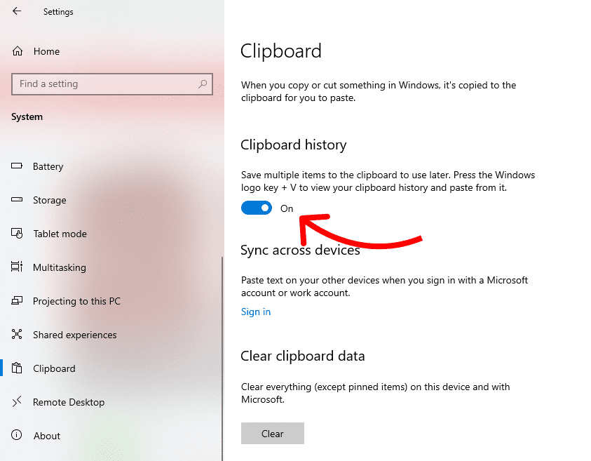 Cara menggunakan clipboard di windows 10