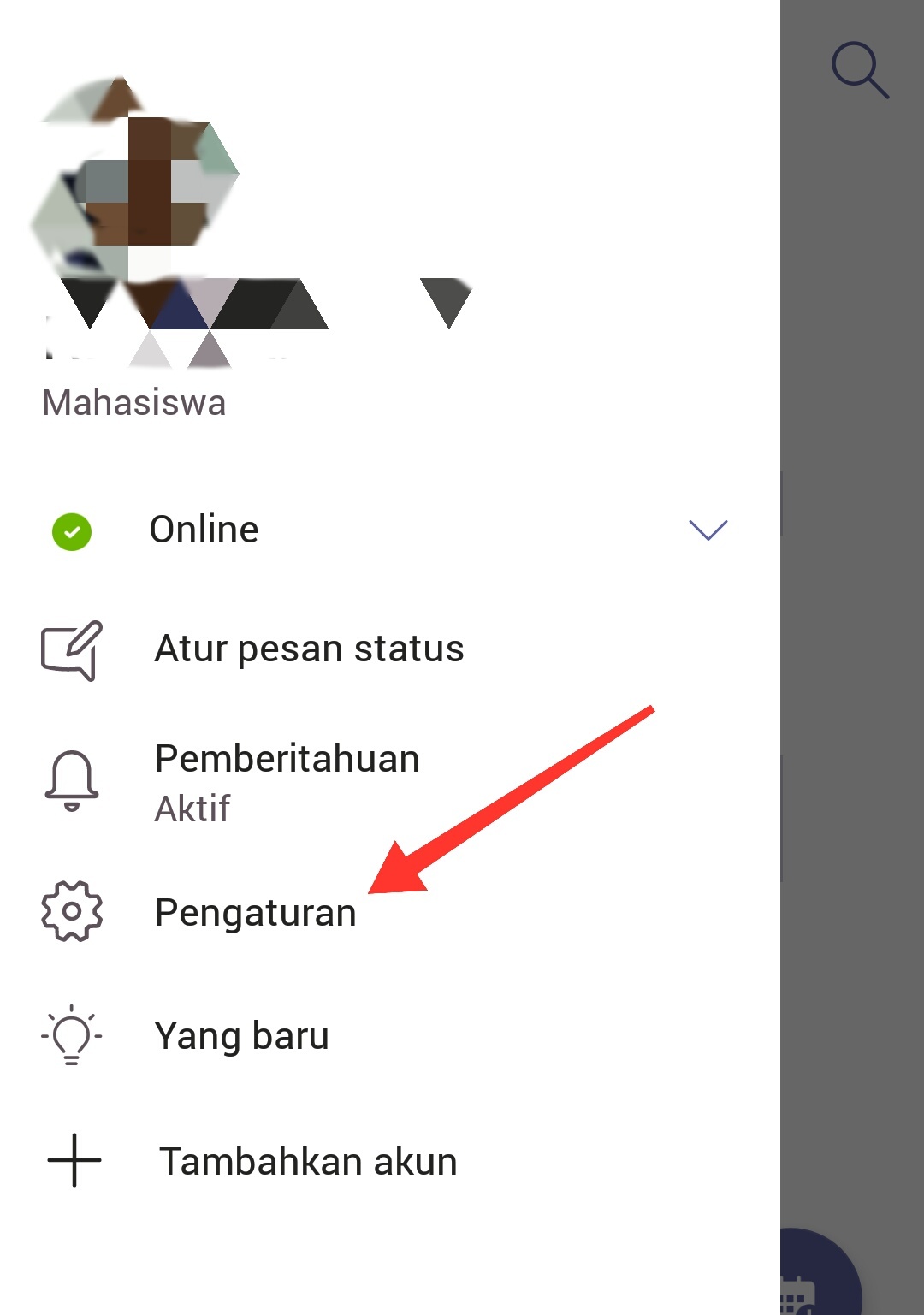 Cara mengaktifkan mode gelap di aplikasi microsoft teams android